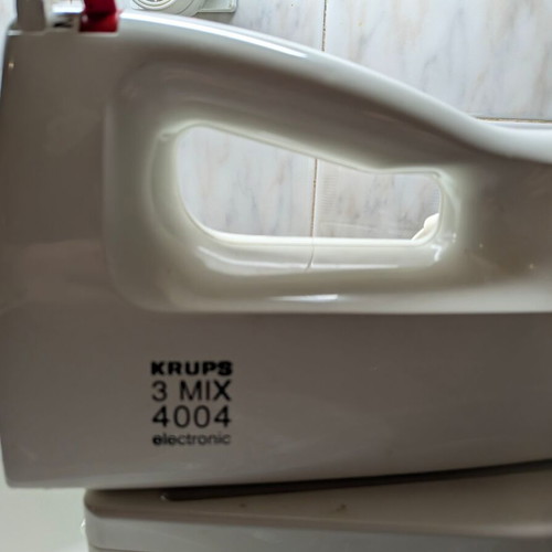 Krups hand mixer with rotating bowl used