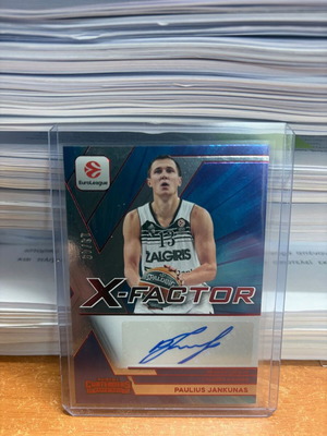 Κάρτα Euroleague Contenders X-Factor 2025-26 με αυτόγραφο Paulius Jankunas 13/49 καινούργια