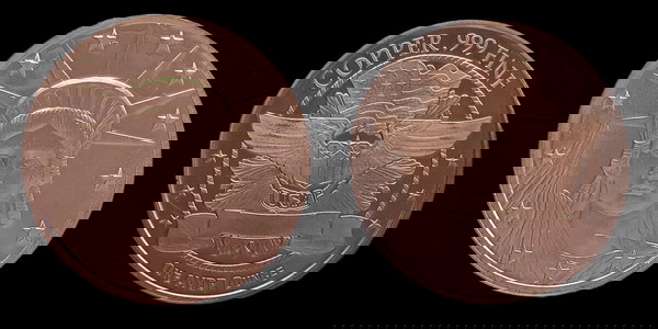1 oz ,999 Χάλκινο Νόμισμα Liberty Head
