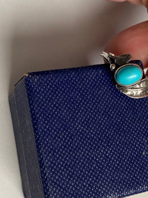 Handmade silver ring used with turquoise stone