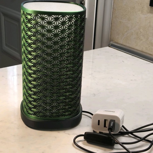 Minimal table lamp like new, decorative with USB and type C