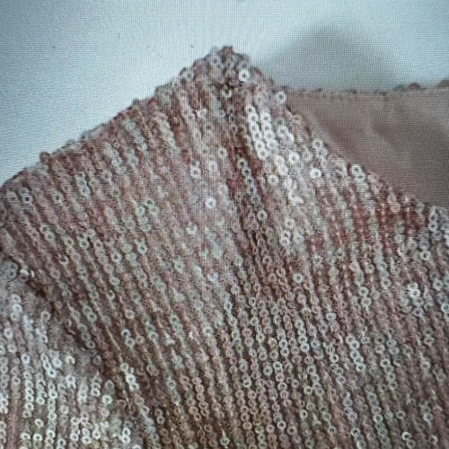 Mango dress with sequins like new, pink, size XXL
