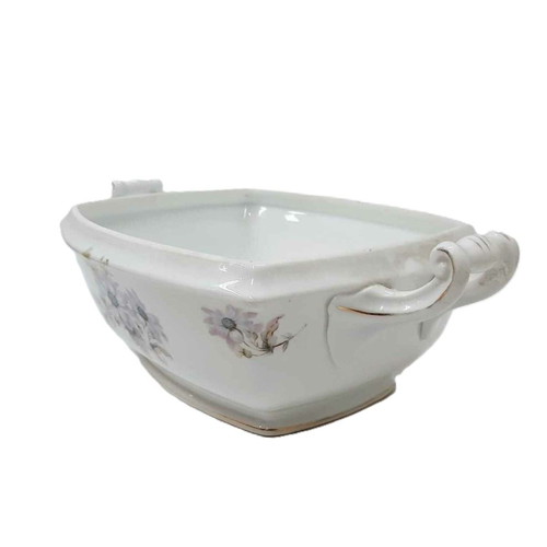 Vintage Porcelain Bowl with Handles from Czechoslovakia like new