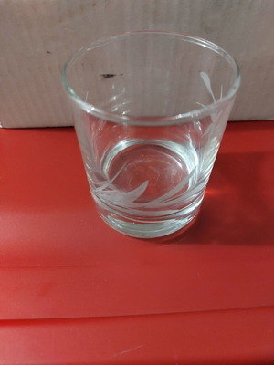 Kronos water and whiskey glass set new, 6+6 pieces