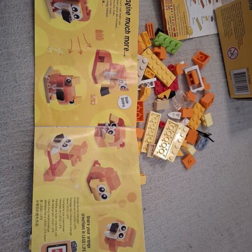 Lego Classic set used with booklet and instructions