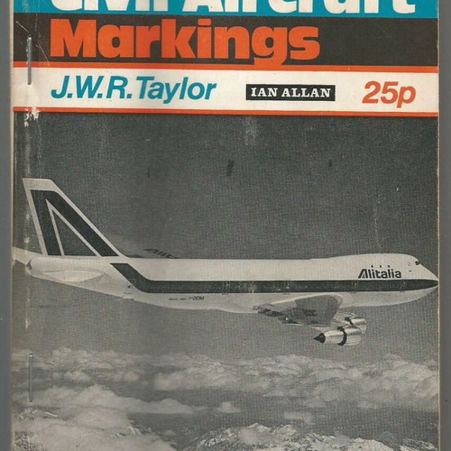 Civil Aircraft Markings Airlines Illustrated History Book like new
