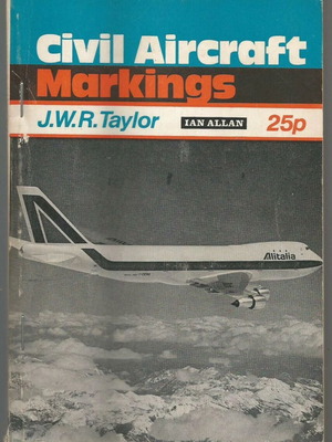 Civil Aircraft Markings Airlines Illustrated History Book like new