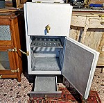  Ψυγείο Πάγου Μεταλλικό Συντηρημένο Λειτουργεί Εποχής 1950