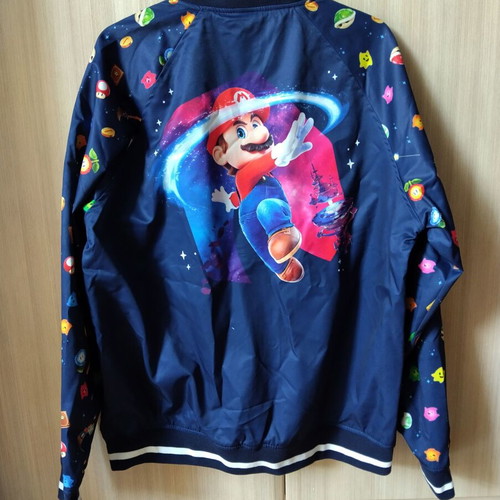 The Super Mario Galaxy Movie thin jacket new, blue, size L