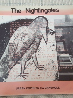 The Nightingales Urban Ospreys C/W Cakehole 7' μεταχειρισμένο punk UK 1983