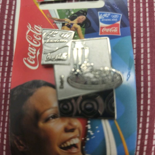 Collectible Olympic Games Pin Athens 2004 new, Coca Cola
