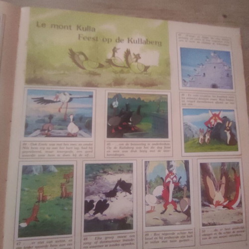 Panini album Nils Holgersson 1981 used, completed