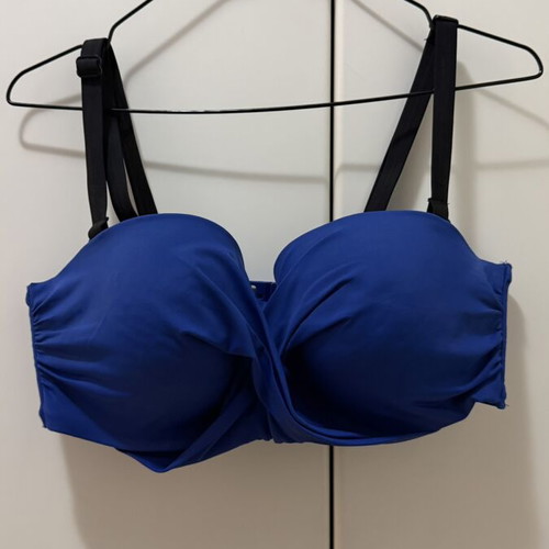 Dorina Blue Swimwear Top Size 85E Like New