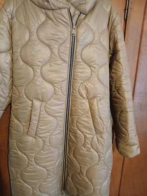 Celestino beige coat like new, size L