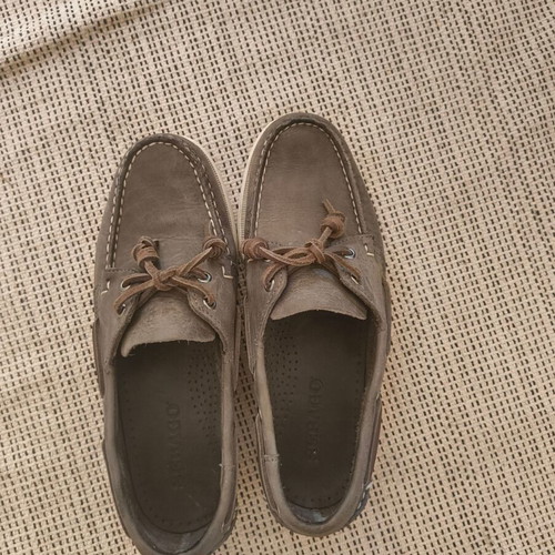 Sebago Dockside men's shoes like new, size 42, dark gray-green
