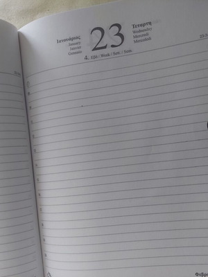 Leather-bound diary 2008 like new