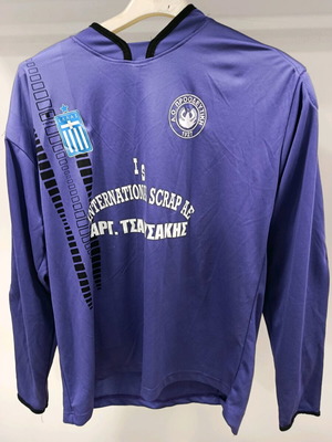 Match worn goalkeeper jersey Proodeftiki Zinonos 1996-98 size large like new