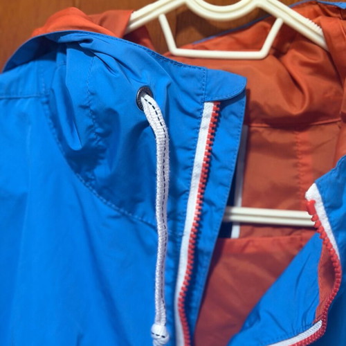 Helly Hansen men's windbreaker used, size XL, blue orange