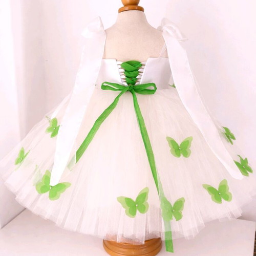 Birthday dress new with butterfly tulle for 1-2 years old girl