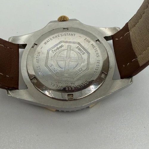 Zodiac Quartz 200m Water Resistant Watch used