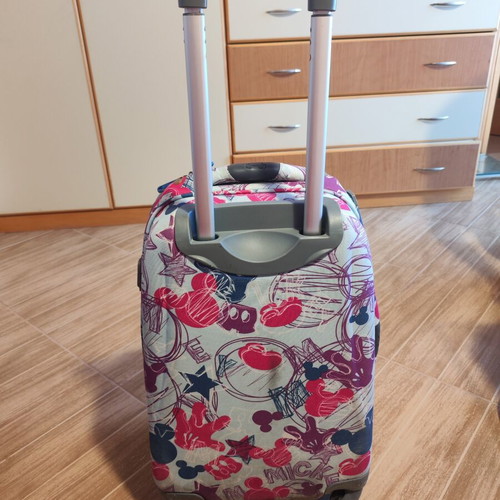 Delsey Original Mickey suitcase like new, multicolor