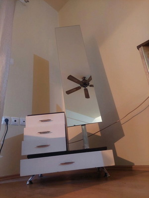 Entrance furniture nightstand with mirror used