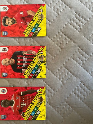 Panini limited edition rare cards new Mane, Salah & Theo Hernandez