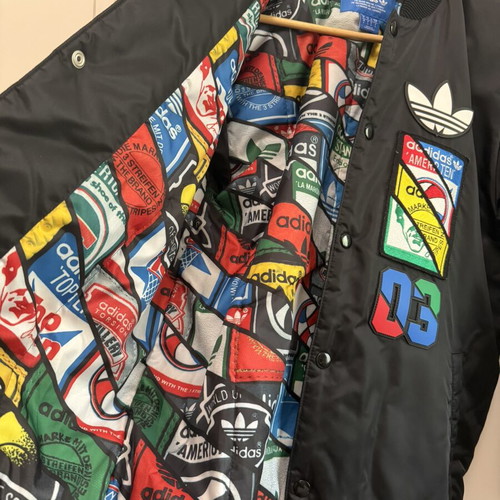 Adidas Original bomber jacket like new, size small, black