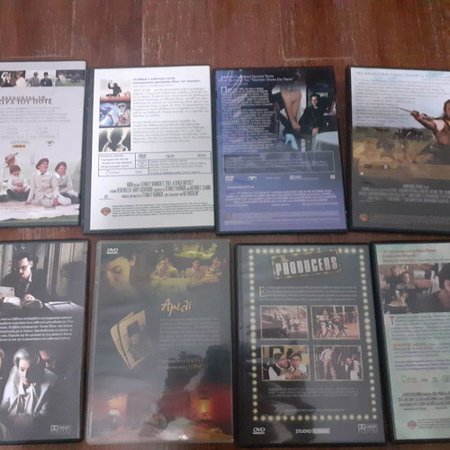 DVD pack of 8 movies like new with subtitles