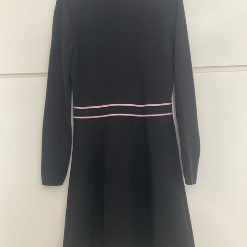 Morgan de toi medium dress black with pink details like new