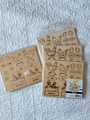 Πασχαλινά ξύλινα στοιχεία για κατασκευές καινούργια