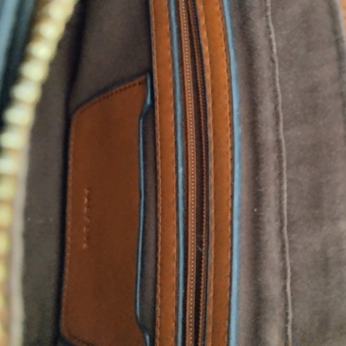 Small fur shoulder bag branded used