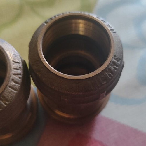 Brass Quick Connectors Φ 25 new, pack of 2