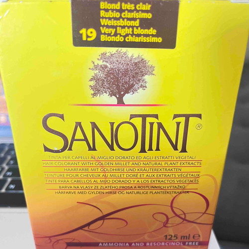 Sanotint Classic hair dye new, No 19 very light blonde 125ml