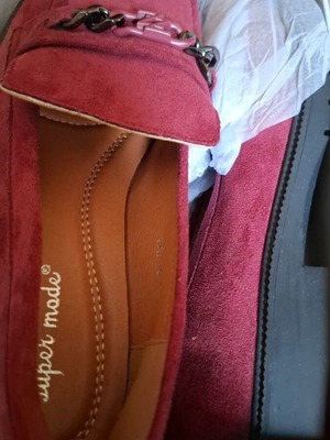 Dupe red boots size 40 like new