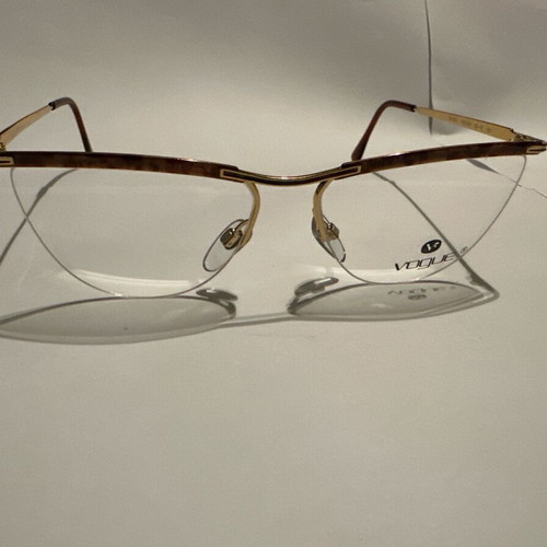Vogue VO3031 ORO/281 Vintage Metal Eyeglass Frame with Tortoise Details