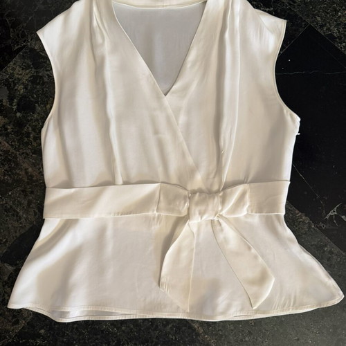 Vintage branded blouse XL white like new