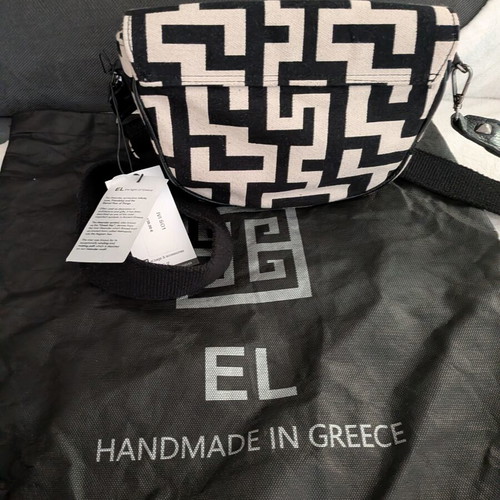 EL bag new crossbody black and white