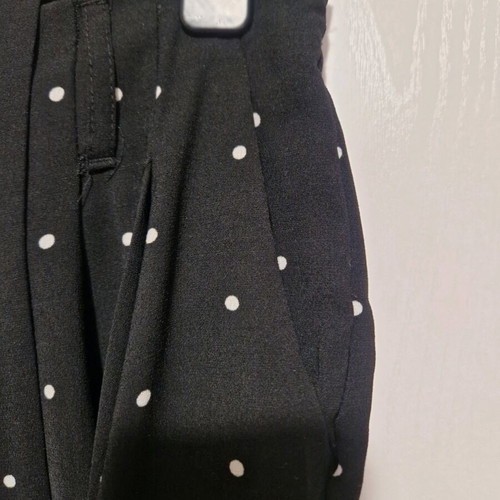 Jacqueline De Yong women's polka dot black-white XS pants new
