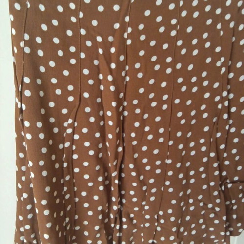 Anne Klein Mini Skirt like new, size M/38, beige and brown