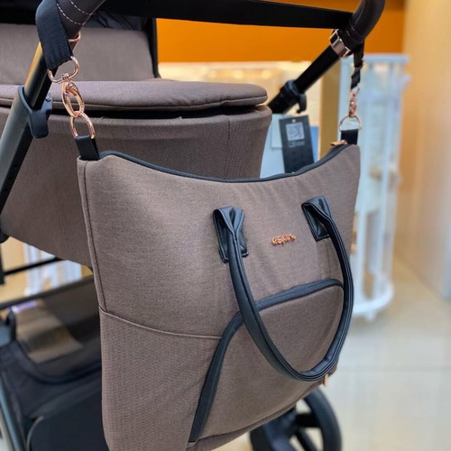 Espiro Only 3-in-1 stroller used with car seat and carrycot