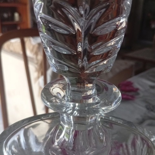 Crystal Carafe Luxury Engraved, new, height 26cm width 20cm