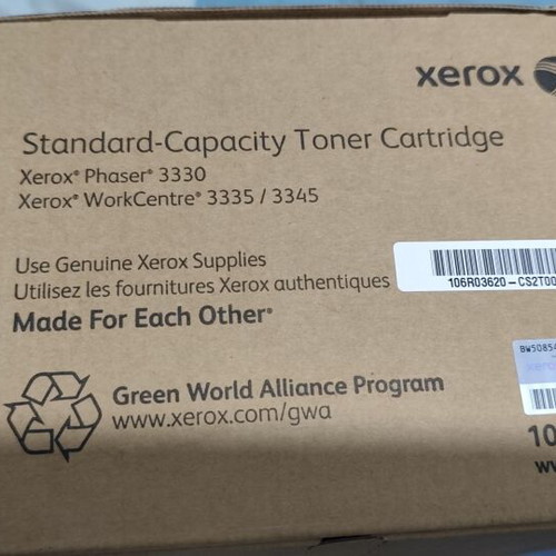 Xerox 106R03620 Genuine Black High Capacity Laser Printer Toner new