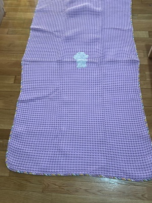 Piqué blanket lilac used