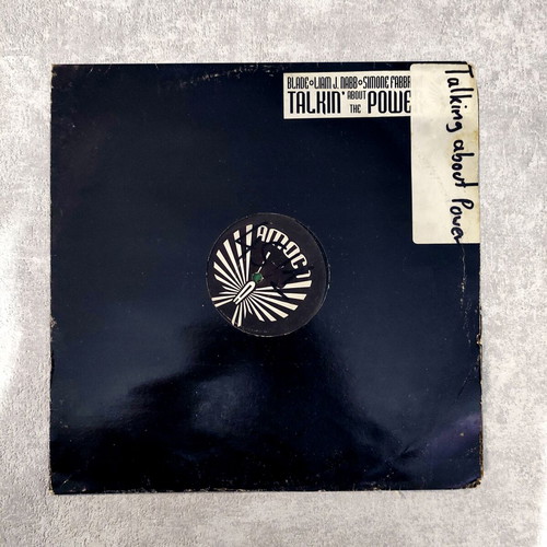 Talkin' About The Power Vinyl Maxi Single used, 1995 Italian progressive house