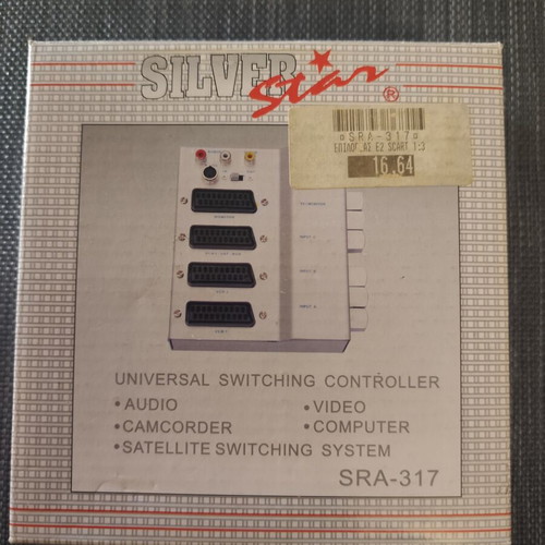 Silver Star SRA-317 Universal SCART Switch Box RGB new with original box