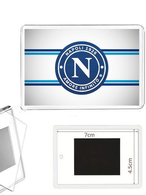 Μαγνητάκι ψυγείου Napoli με διάφανη ακρυλική κορνίζα φωτογραφιών