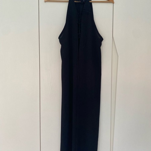 Toi&Moi asymmetrical halter blouse size M like new, black