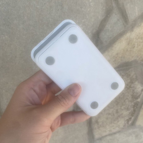 Mobile gadget white and gray, new