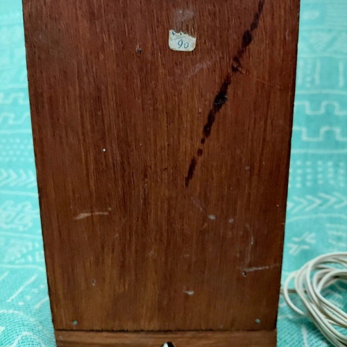 Electric icon stand 1980s with Virgin Mary Theotokos